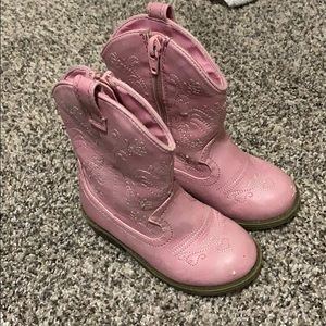 Cat and Jack Pink Boots